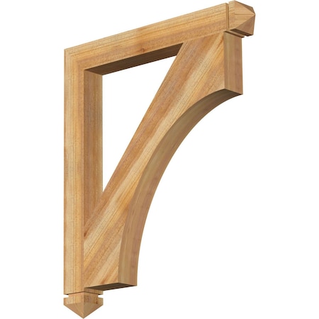 Westlake Arts & Crafts Rough Sawn Bracket, Western Red Cedar, 4W X 34D X 40H